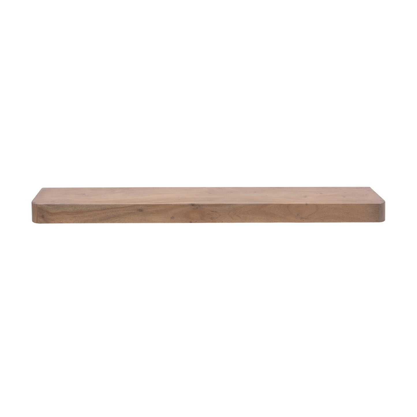 Wandregal CARVA Massives Schweberegal im Balken-Design mit abgerundeten Ecken 150cm
