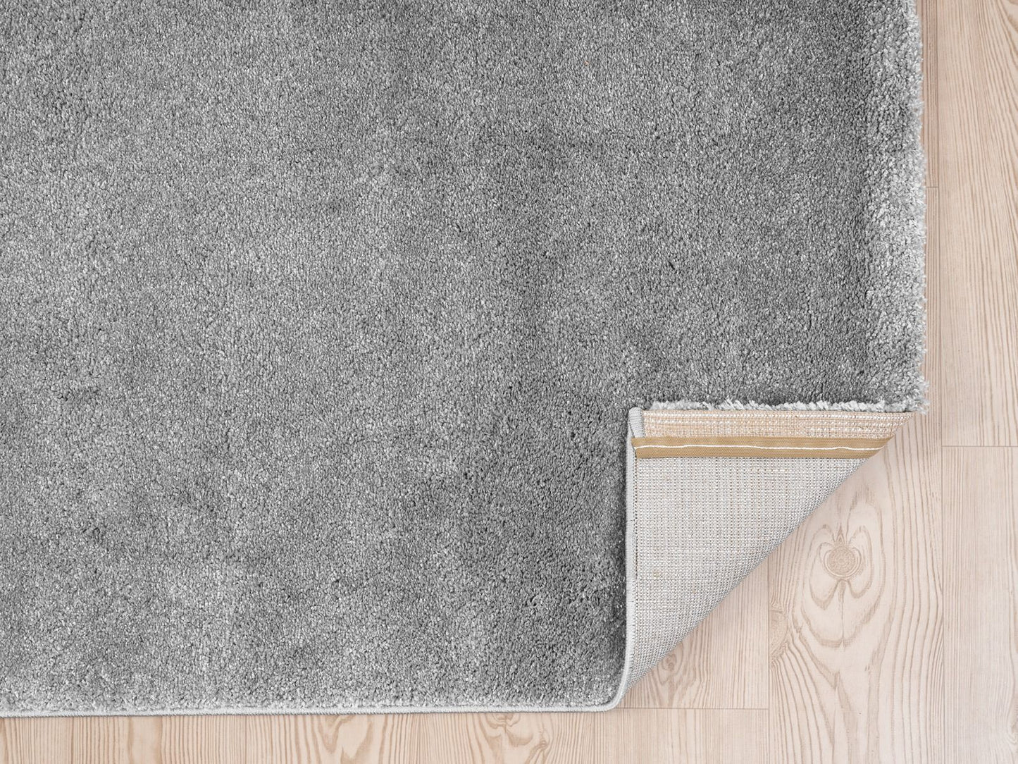 Teppich Asta weicher Hochflor aus harmonischem Design 20 mm Höhe 160 x 230 cm 200x290 cm grau