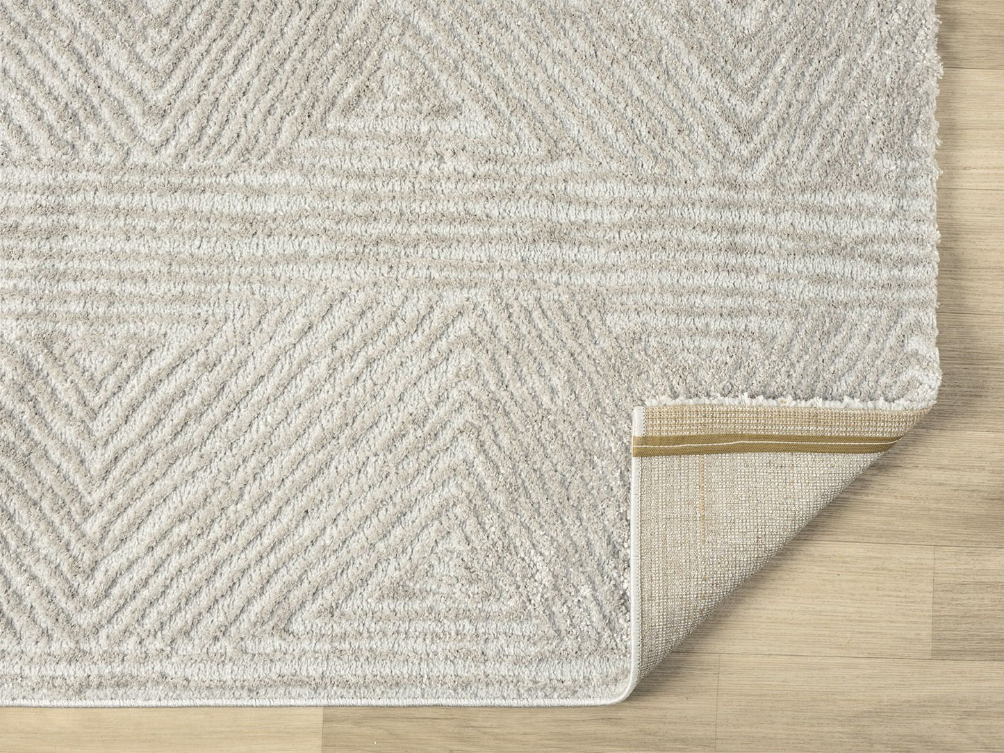 Teppich Nova rechteckig Streifenmuster 13 mm Höhe 160 x 230 cm 200x290 cm grau