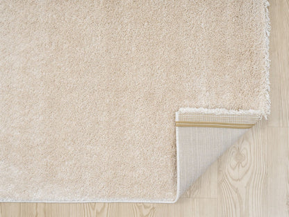 Teppich Asta weicher Hochflor aus harmonischem Design 20 mm Höhe 160 x 230 cm 200x290 cm creme
