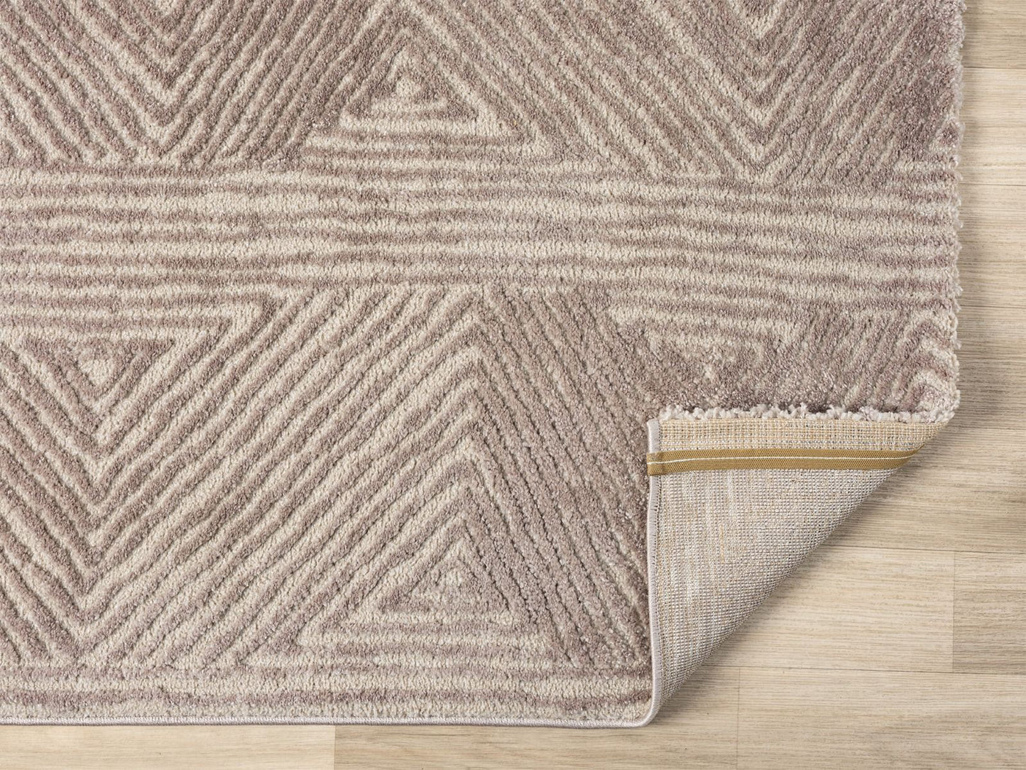 Teppich Nova rechteckig Streifenmuster 13 mm Höhe 160 x 230 cm 200x290 cm beige