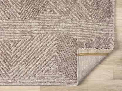 Teppich Nova rechteckig Streifenmuster 13 mm Höhe 160 x 230 cm 200x290 cm beige
