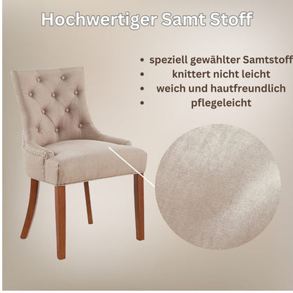 Esszimmerstuhl (Set-2 St./-4 St./-6 St), Esszimmerstuhl, Wohnzimmerstuhl, Chester
