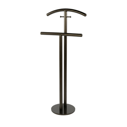 Kleiderständer LUNO Eleganter Kleiderbutler aus Stahl in Bronze-Optik 106 cm