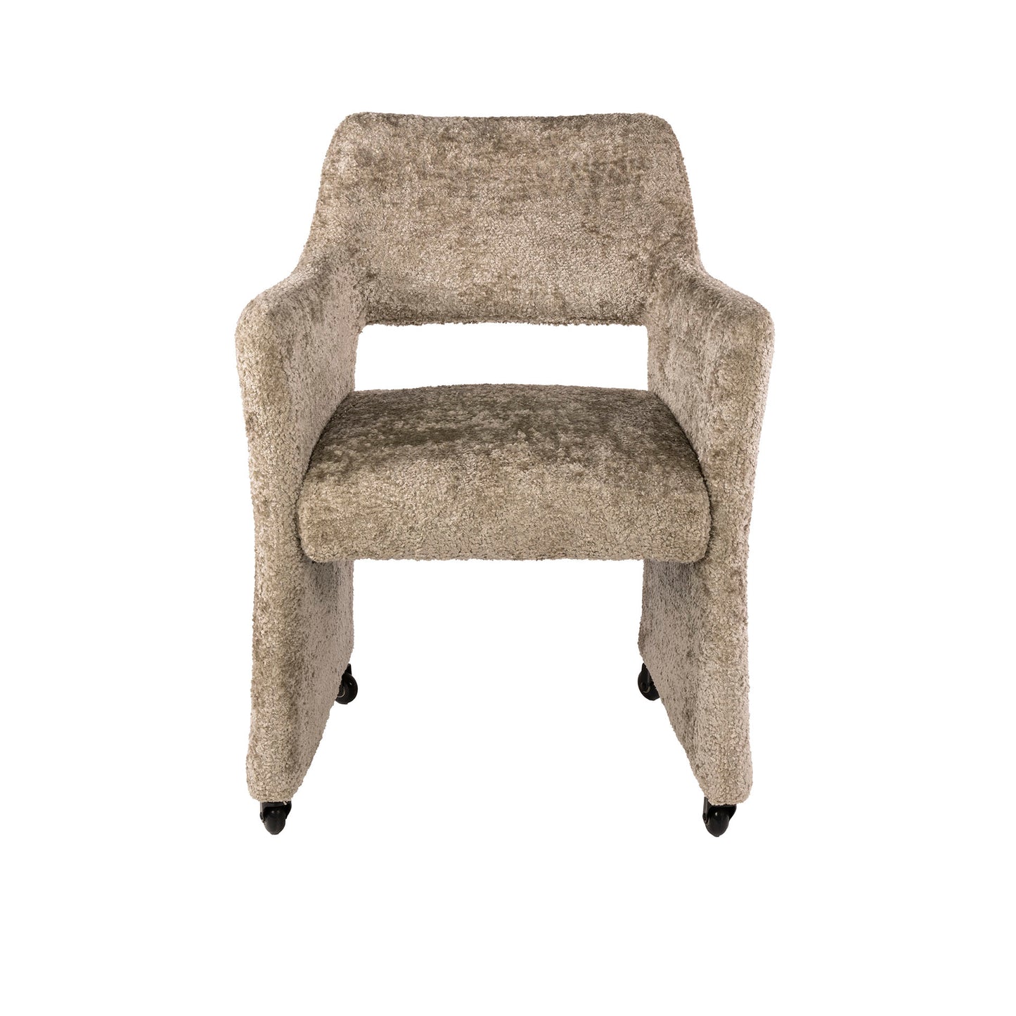 Esszimmer-Sessel FORMA ELITE Eleganter Polsterstuhl mit Rollen & Taschenfederkern