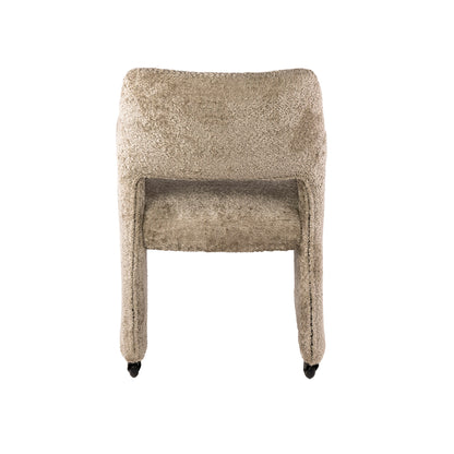 Esszimmer-Sessel FORMA ELITE Eleganter Polsterstuhl mit Rollen & Taschenfederkern