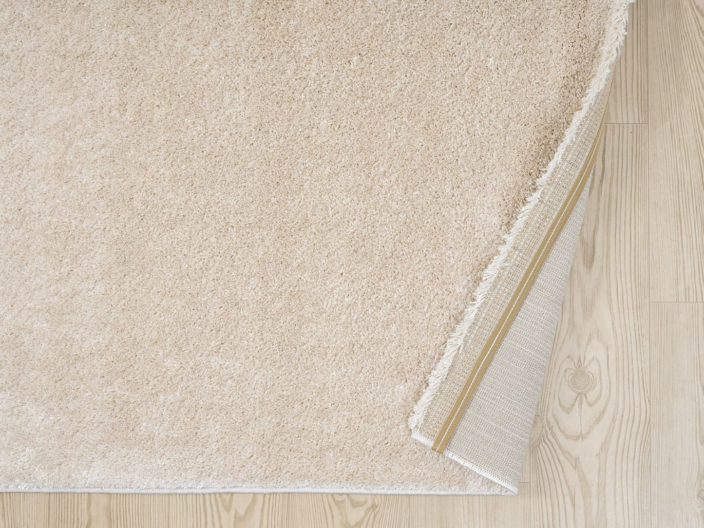 Teppich Asta weicher Hochflor aus harmonischem Design 20 mm Höhe 160 x 230 cm 200x290 cm creme