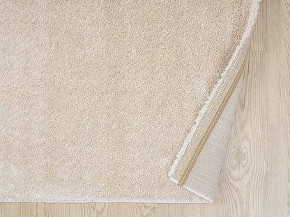 Teppich Asta weicher Hochflor aus harmonischem Design 20 mm Höhe 160 x 230 cm 200x290 cm creme