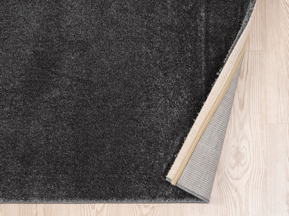 Teppich Asta weicher Hochflor aus harmonischem Design 20 mm Höhe 160 x 230 cm 200x290 cm anthracit