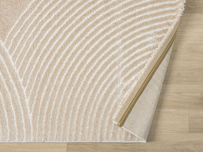 Teppich Nova rechteckig zeitloses Design 13 mm Höhe 160 x 230 cm 200x290 cm creme