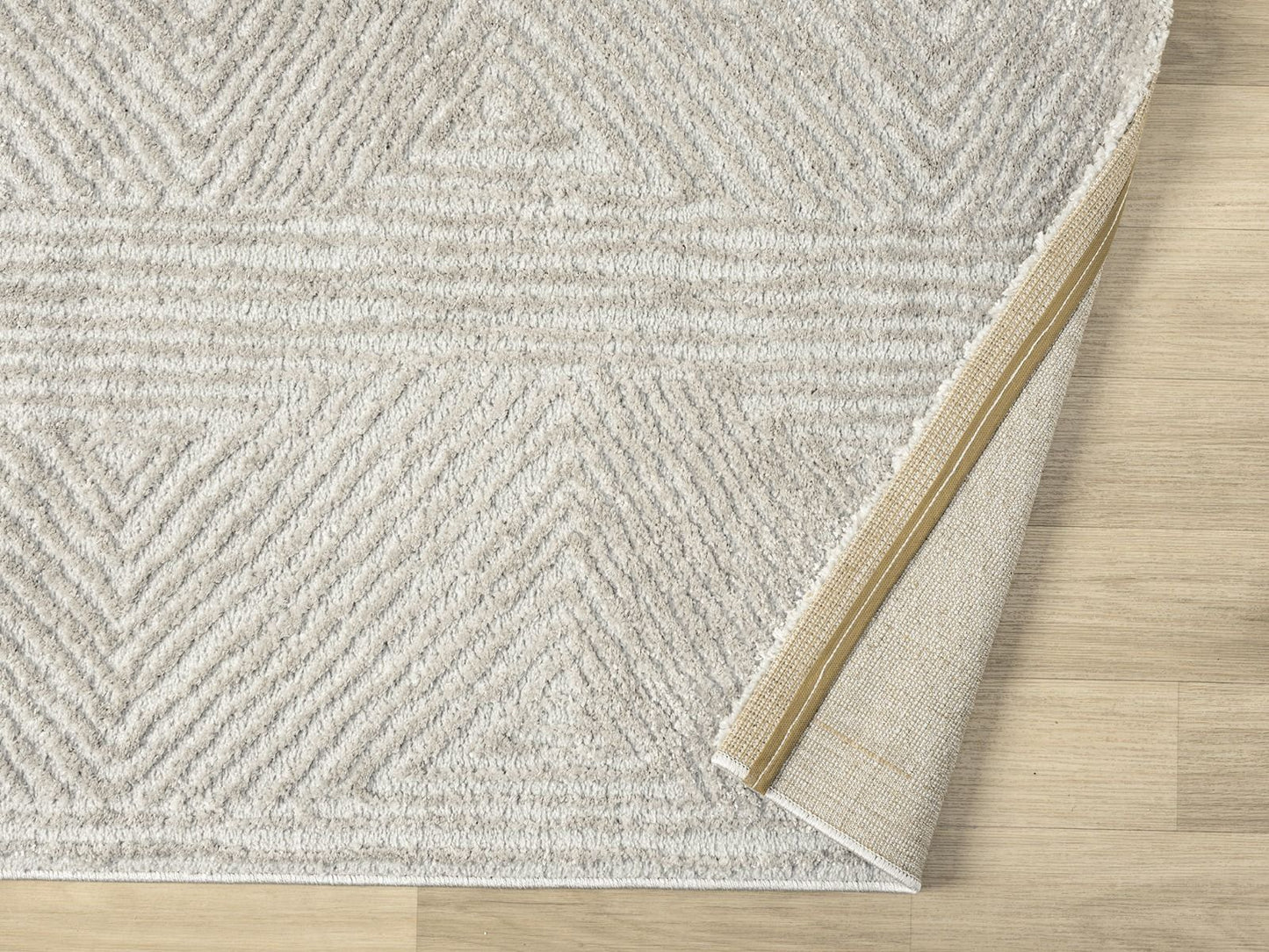 Teppich Nova rechteckig Streifenmuster 13 mm Höhe 160 x 230 cm 200x290 cm grau
