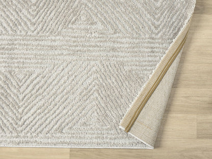 Teppich Nova rechteckig Streifenmuster 13 mm Höhe 160 x 230 cm 200x290 cm grau