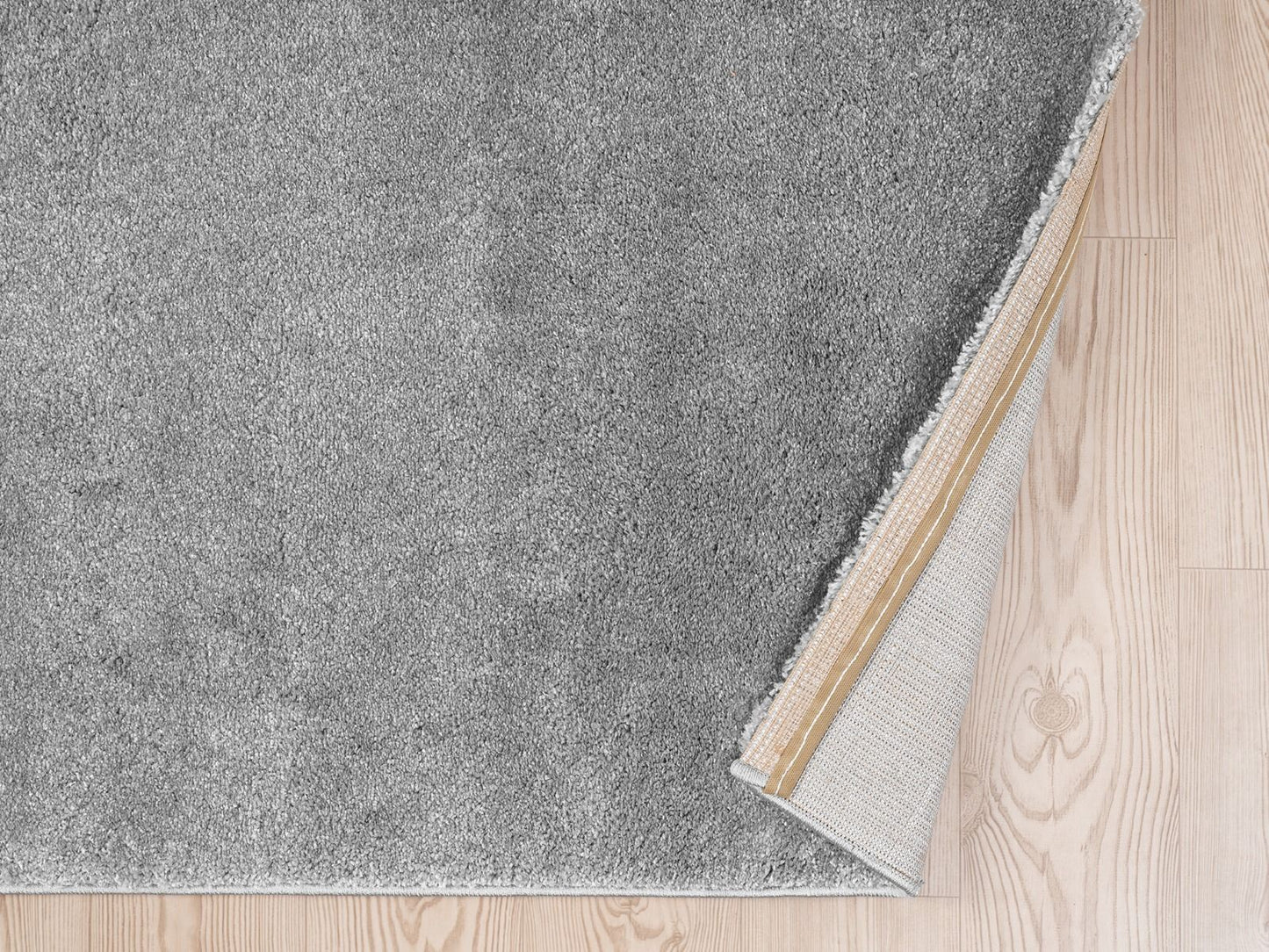 Teppich Asta weicher Hochflor aus harmonischem Design 20 mm Höhe 160 x 230 cm 200x290 cm grau