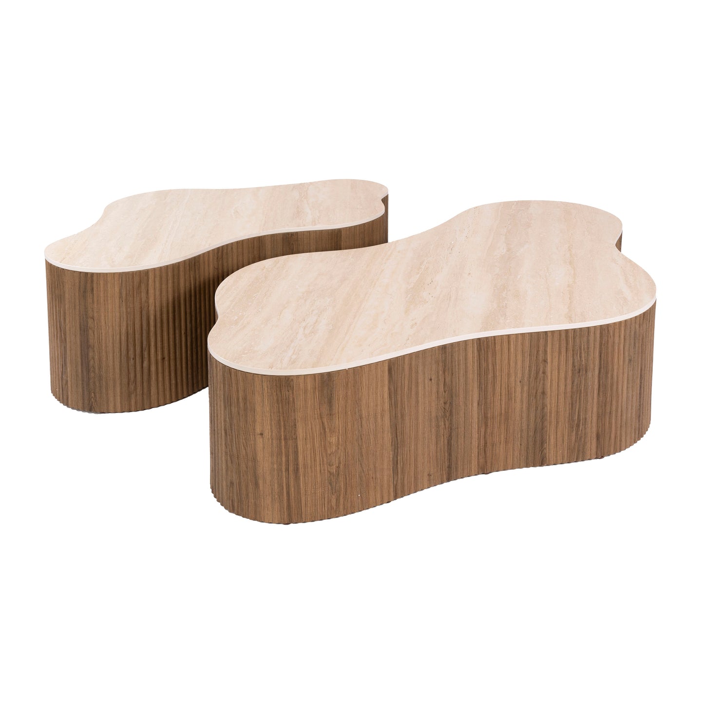 Couchtisch Set CERAMO GRANDE 2-teilige XXL-Loungetische im Monolith-Design