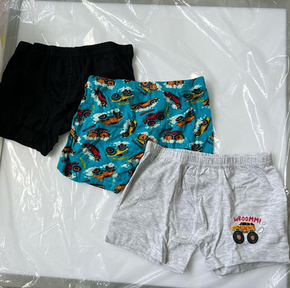 6er Pack Jungen Kinder Unterhose Boxer-Short Baumwolle Slip 3 - 10 Jahre