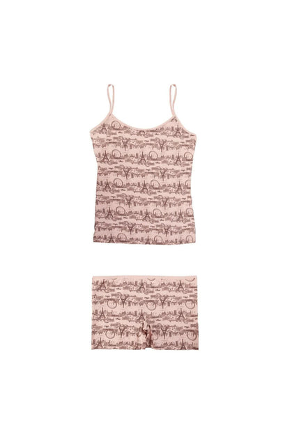 2tlg. Sexy Damen Spitze Hausanzug Pyjama Sets Schlafanzug Negligee Shorts Outfit