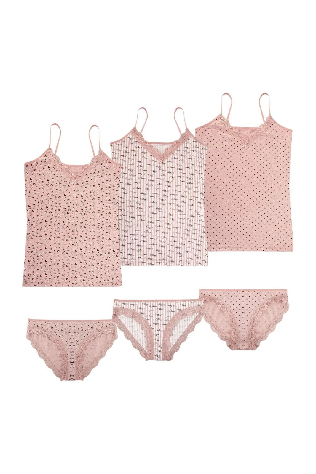 2tlg. Sexy Damen Spitze Hausanzug Pyjama Sets Schlafanzug Negligee Shorts Outfit