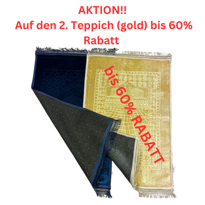 Gebetsteppich Weich gepolstert Groß Teppich Namazlik vers. Farben Islam RABATT