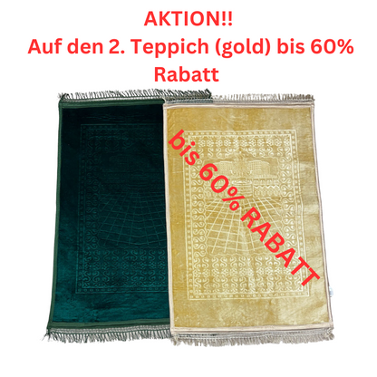 Gebetsteppich Weich gepolstert Groß Teppich Namazlik vers. Farben Islam RABATT