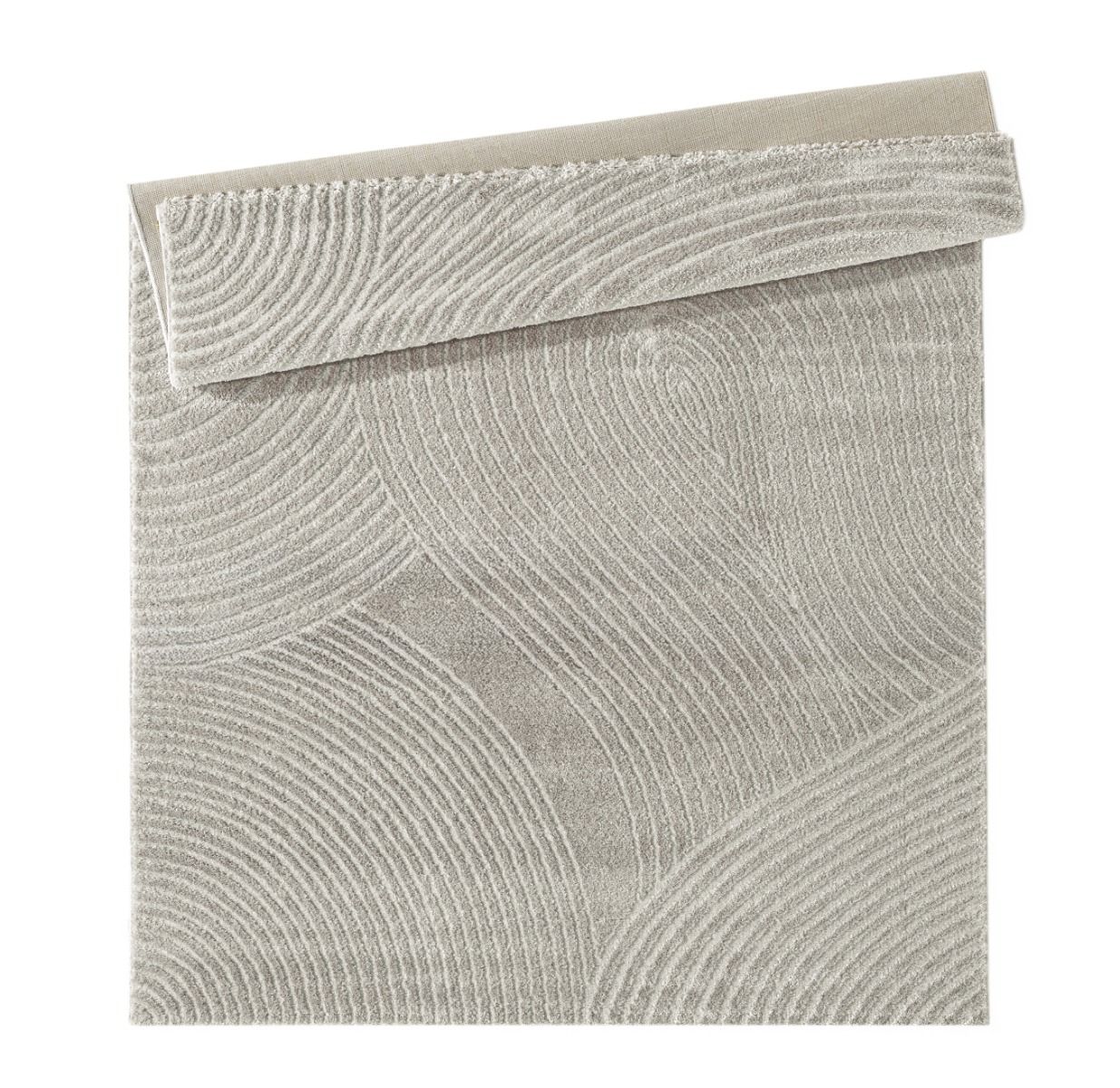 Teppich Nova rechteckig zeitloses Design 13 mm Höhe 160 x 230 cm 200x290 cm grau