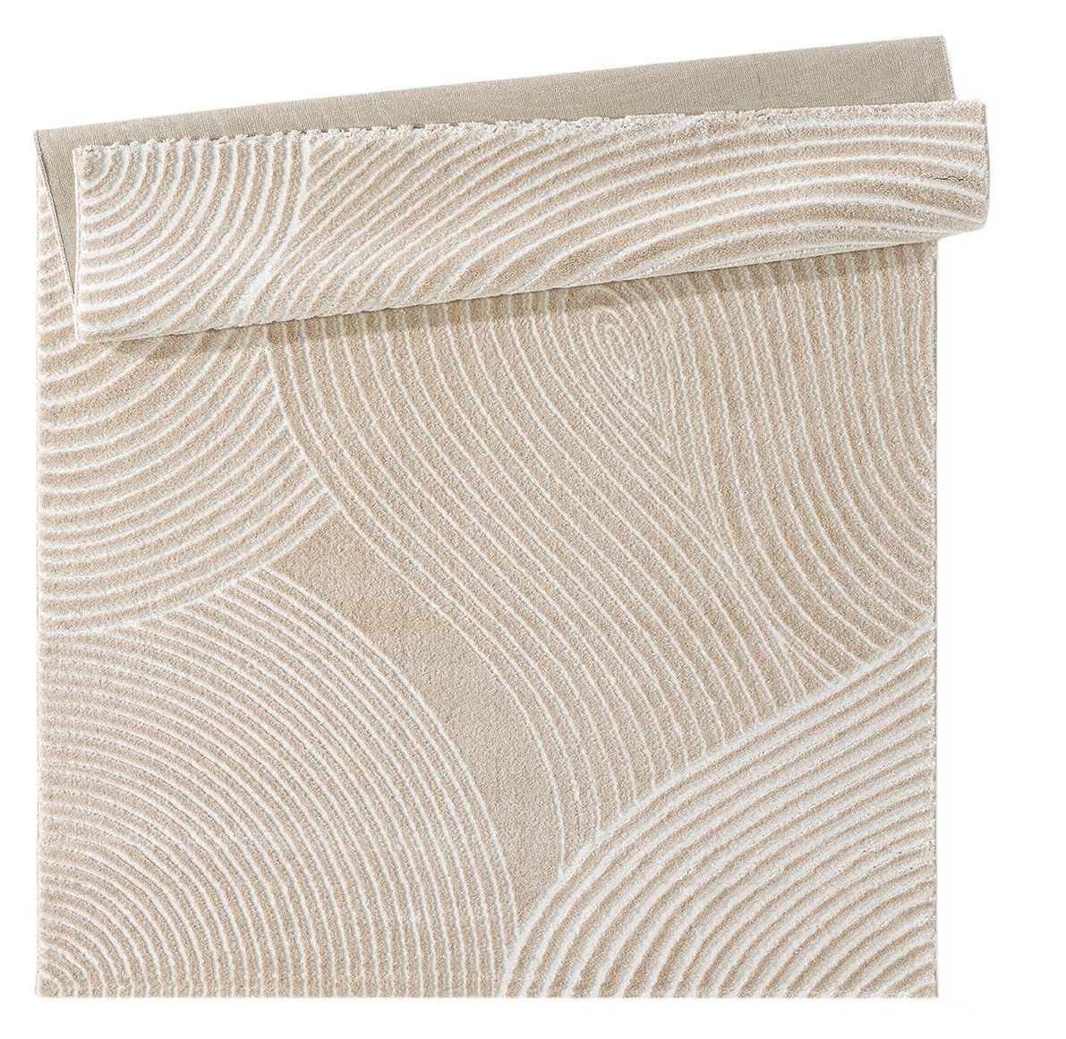 Teppich Nova rechteckig zeitloses Design 13 mm Höhe 160 x 230 cm 200x290 cm creme