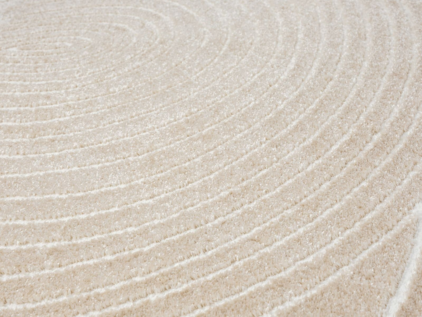 Teppich Nova rechteckig zeitloses Design 13 mm Höhe 160 x 230 cm 200x290 cm creme