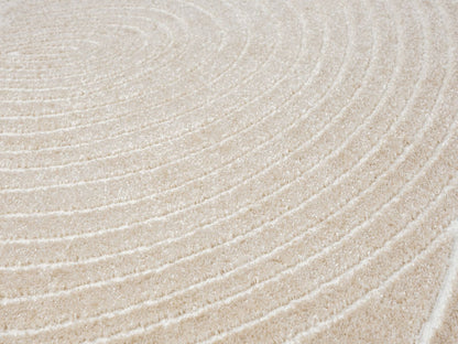 Teppich Nova rechteckig zeitloses Design 13 mm Höhe 160 x 230 cm 200x290 cm creme