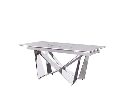 Moderner Esstisch mit Marmor-Optik – ausziehbar von 180 auf 240 cm