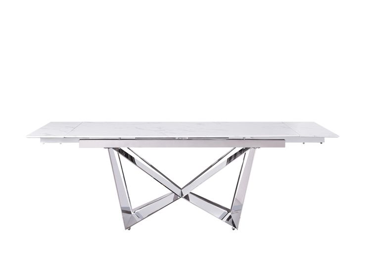 Moderner Esstisch mit Marmor-Optik – ausziehbar von 180 auf 240 cm