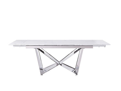 Moderner Esstisch mit Marmor-Optik – ausziehbar von 180 auf 240 cm