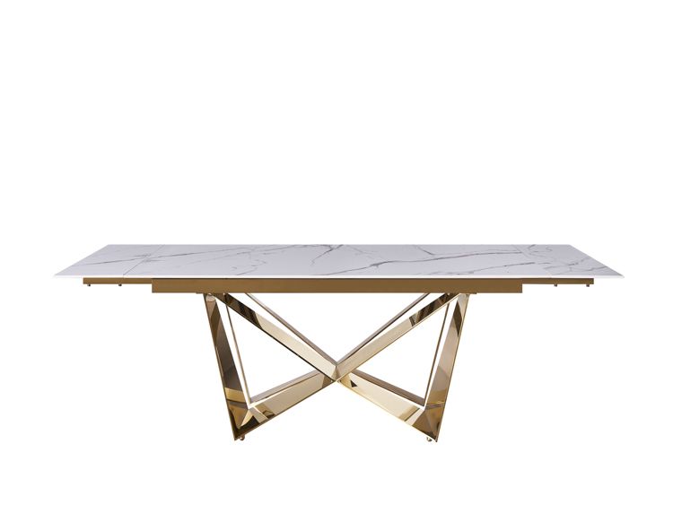 Moderner Esstisch mit Marmor-Optik – ausziehbar von 180 auf 240 cm