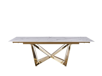 Moderner Esstisch mit Marmor-Optik – ausziehbar von 180 auf 240 cm