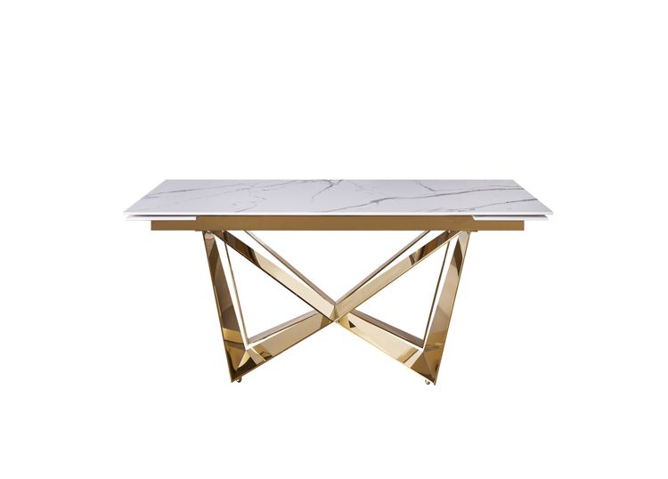 Moderner Esstisch mit Marmor-Optik – ausziehbar von 180 auf 240 cm