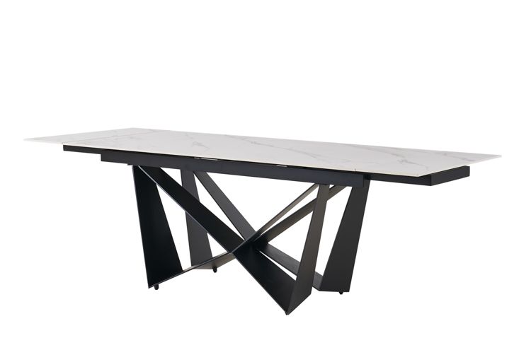 Moderner Esstisch mit Marmor-Optik – ausziehbar von 180 auf 240 cm