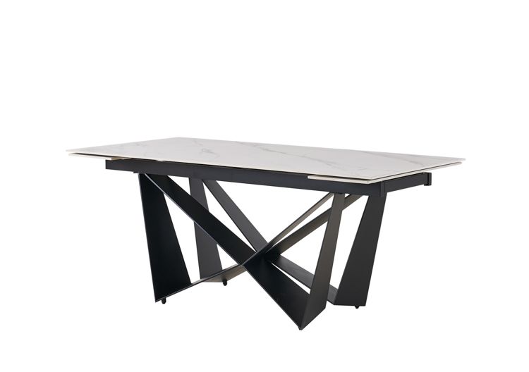 Moderner Esstisch mit Marmor-Optik – ausziehbar von 180 auf 240 cm