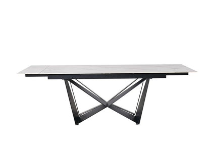 Moderner Esstisch mit Marmor-Optik – ausziehbar von 180 auf 240 cm