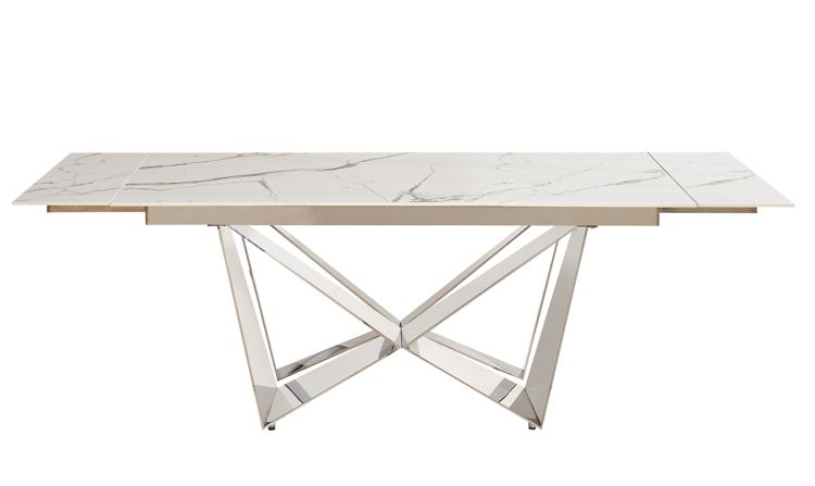 Moderner Esstisch mit Marmor-Optik – ausziehbar von 180 auf 240 cm