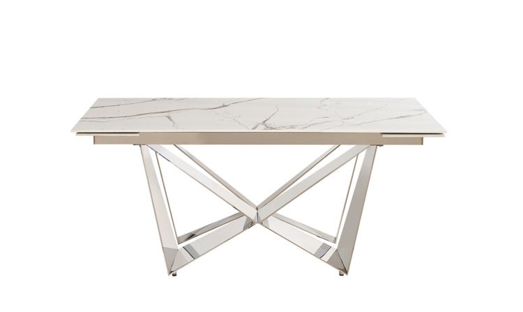 Moderner Esstisch mit Marmor-Optik – ausziehbar von 180 auf 240 cm
