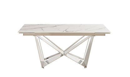 Moderner Esstisch mit Marmor-Optik – ausziehbar von 180 auf 240 cm