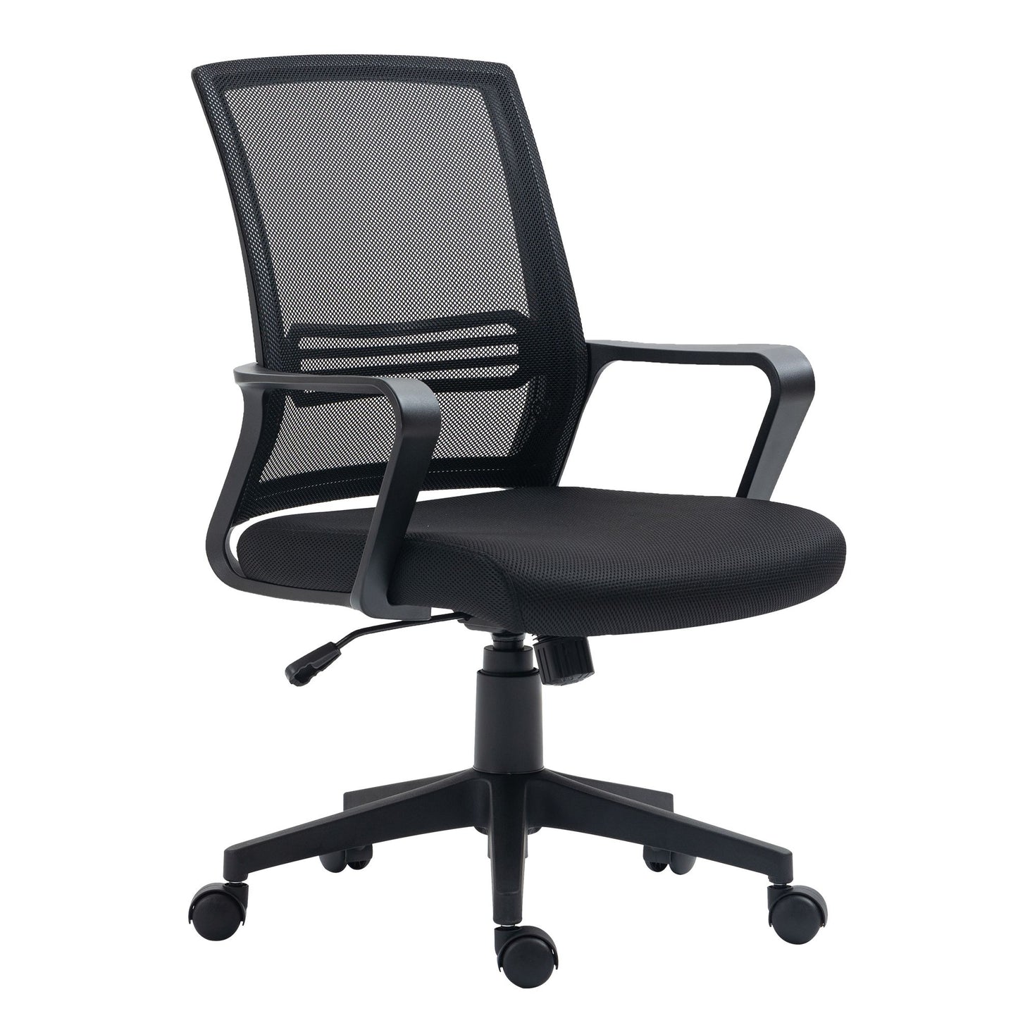 Ergonomischer Bürostuhl, Schreibtischstuhl mit Verstellbarer Kopfstütze Armlehnen und Lendenwirbelstütze Höhenverstellung Drehstuhl für Büro