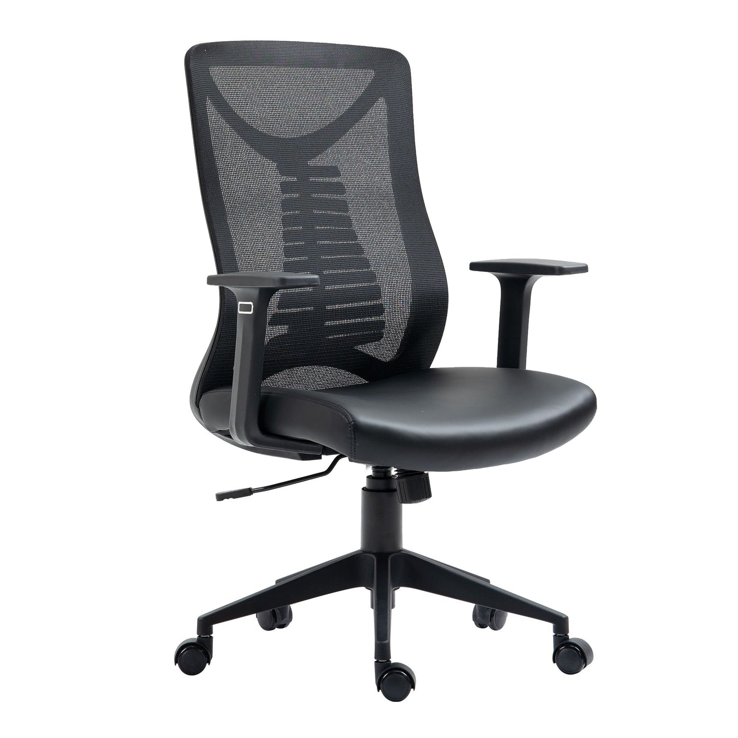 Ergonomischer Bürostuhl Schwarz – Komfortabler Schreibtischstuhl für Büro, Homeoffice
