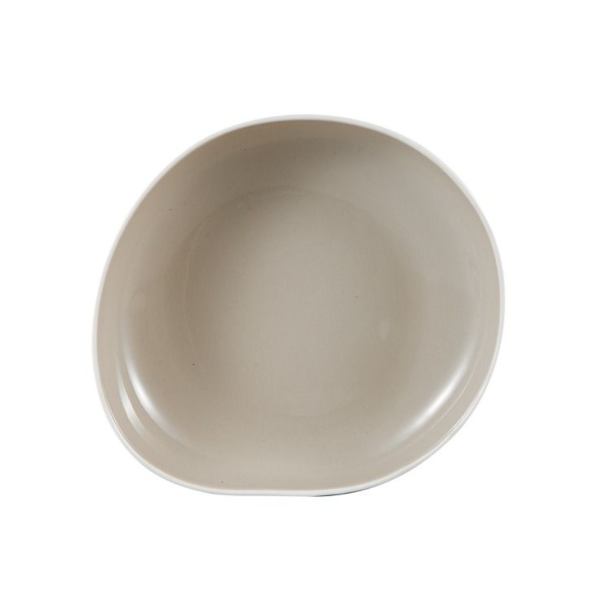 BRICARD Geschirr-Set Barles Tafelgeschirr, Porzellan, spülmaschinenfest 25-tlg. weiß-beige