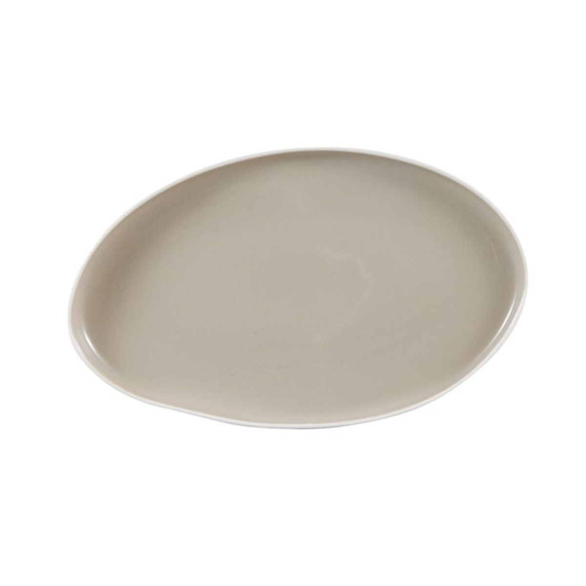 BRICARD Geschirr-Set Barles Tafelgeschirr, Porzellan, spülmaschinenfest 25-tlg. weiß-beige