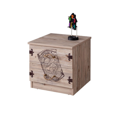 Nachttisch Matrosen mit 2 Schubladen für Kinder CAPTAIN Set