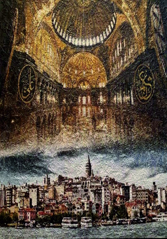 Hagia Sophia Gemälde 100x70cm