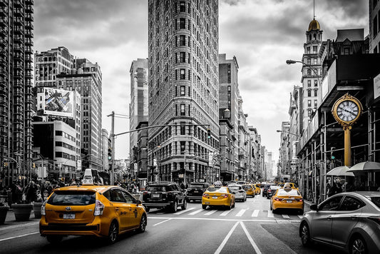 New York Taxi Gemälde 100x70 cm
