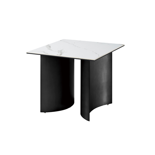 Couchtisch Verona edles Marmor Design weiß mit speziell gefertigten Tischbeinen