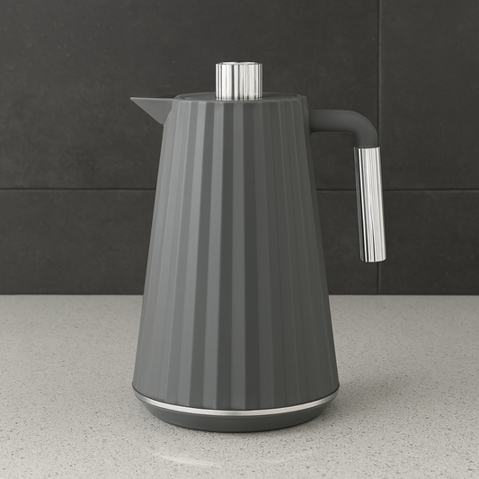 Thermosflasche ERA  1,0 L Dunkelgrau - Silber