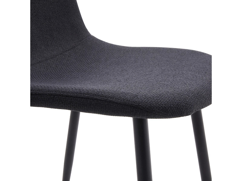 Essgruppe Set 5 Tlg. Inkl. Tisch weiß/schwarz 120x80cm