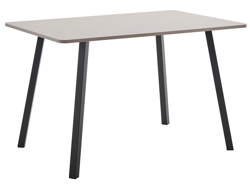 Essgruppe Set 5 Tlg. Inkl. Tisch weiß/schwarz 120x80cm